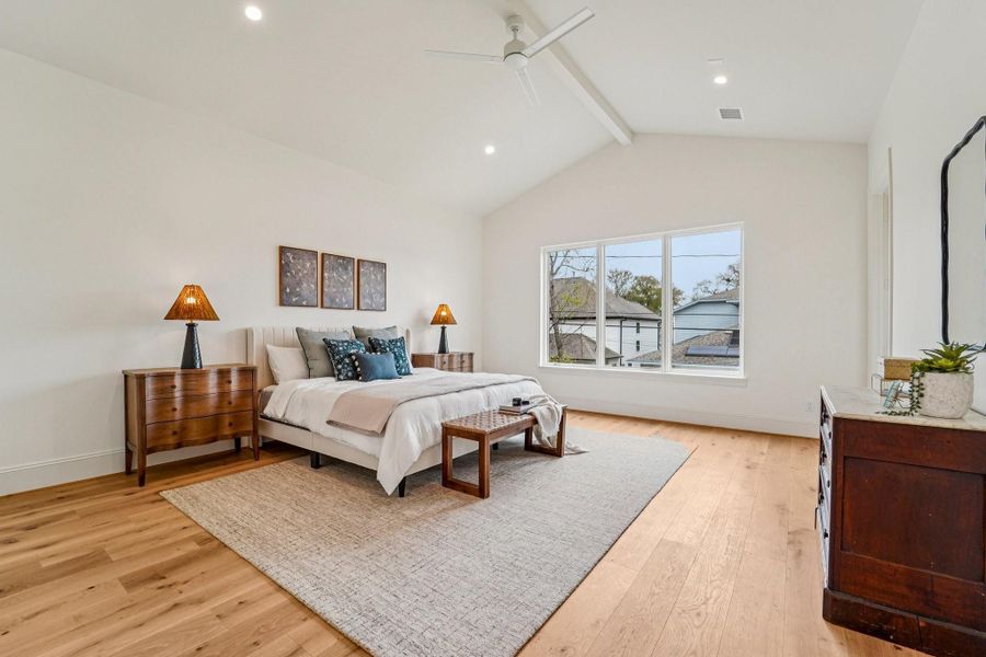 Furnished interior view inside a new home in , Houston (Image 10).