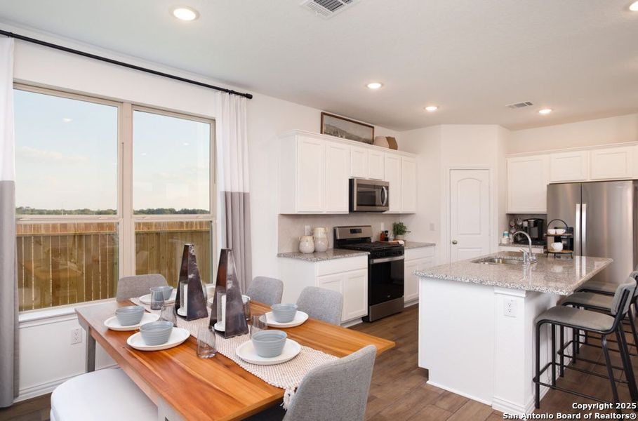 Furnished interior view inside a new home in Morgan Meadows, San Antonio (Image 8).