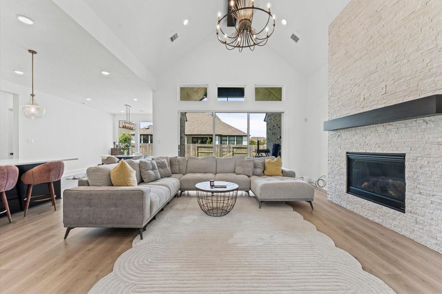 Furnished interior view inside a new home in , Fulshear (Image 14).