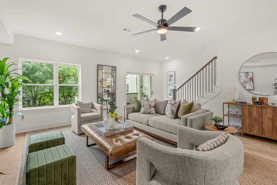 Furnished interior view inside a new home in , Fort Worth (Image 4).