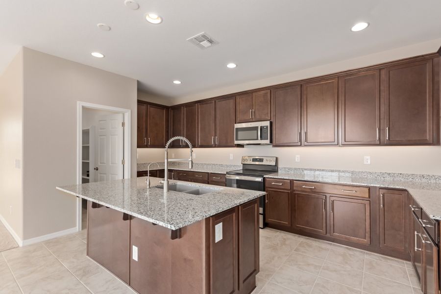 Representative furnished interior of a home built from the Turquoise by Taylor Morrison in Tierra Montana Encore Collection, Laveen (Image 44).