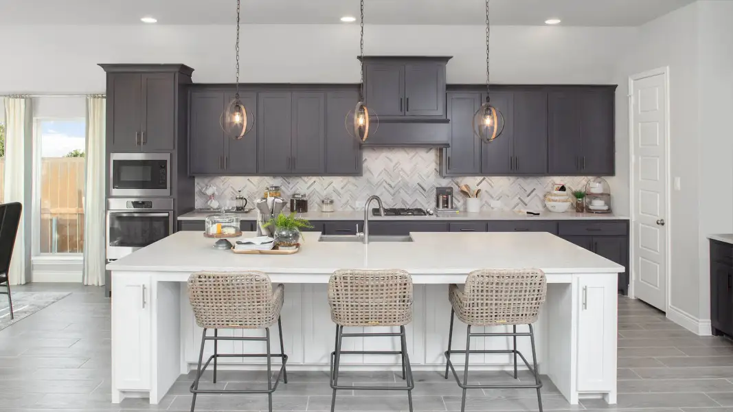Representative furnished interior of a home built from the 2916W by Perry Homes in Veramendi, New Braunfels (Image 13).