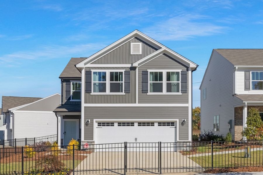 Representative exterior photo of a completed home built from the Alder by True Homes in Shay Crossing, Salisbury, NC (Image 1). Representative exterior photo of a completed home built from the Alder by True Homes in Shay Crossing, Salisbury, NC (Image 1).