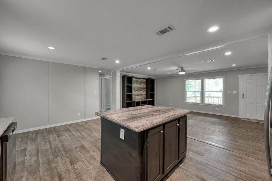 Furnished interior view inside a new home in , New Waverly (Image 6).