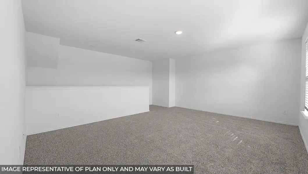 Representative unfurnished interior of a home built from the Mitchell by D.R. Horton in Madeley Creek Preserve, Conroe (Image 19). Representative unfurnished interior of a home built from the Mitchell by D.R. Horton in Madeley Creek Preserve, Conroe (Image 19).