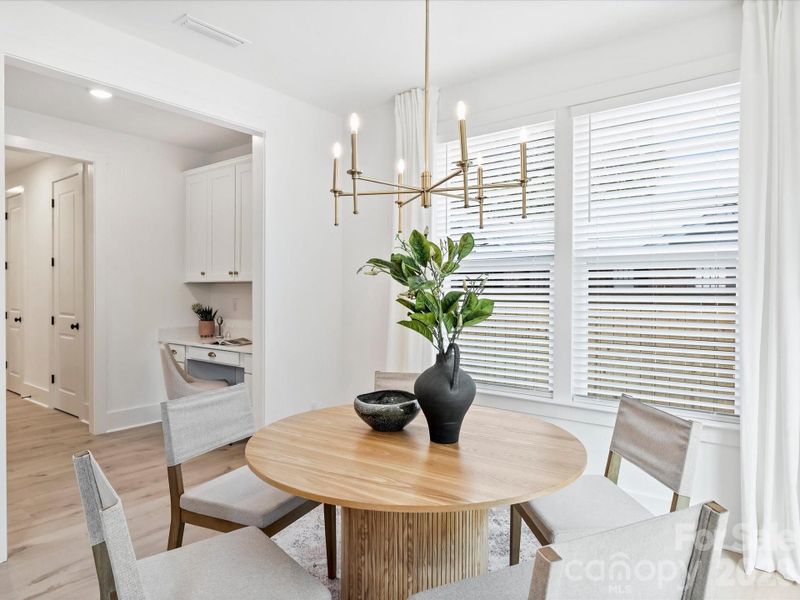 Furnished interior view inside a new home in , Charlotte (Image 27).