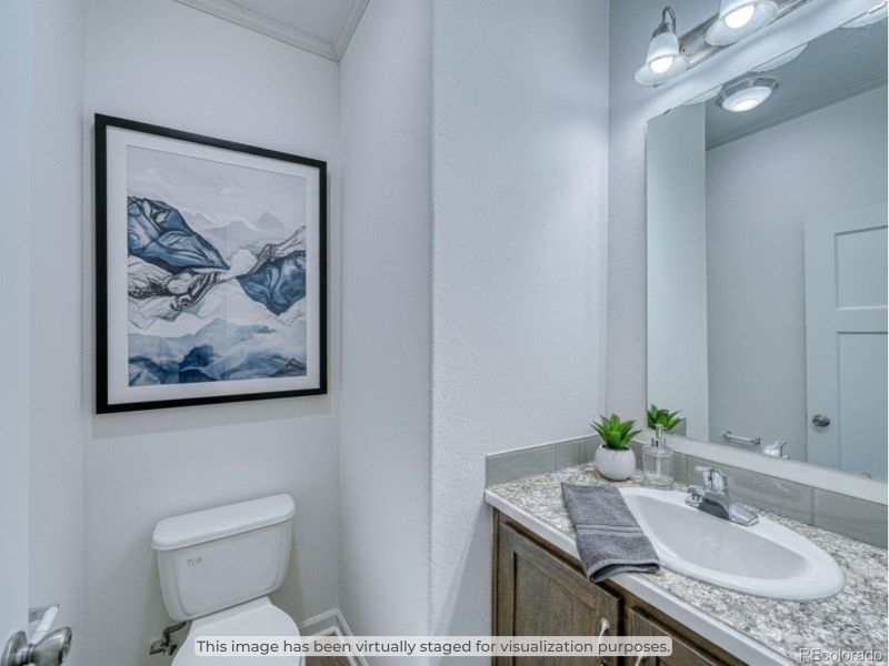 Furnished interior view inside a new home in , Leadville (Image 8).
