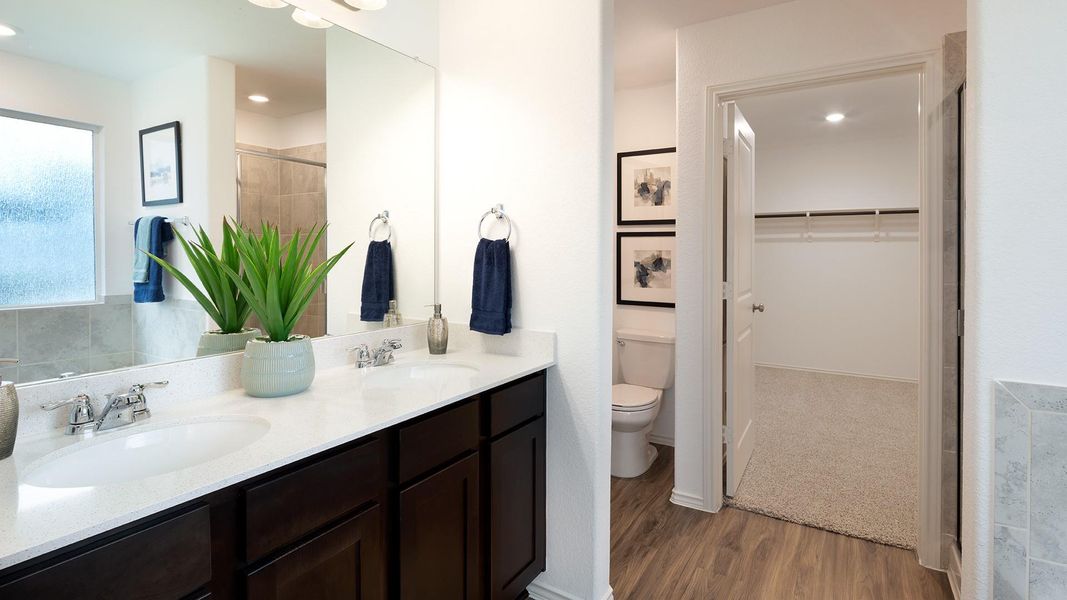 Furnished interior view inside a new home in Meadowlark Preserve, Pflugerville (Image 11).