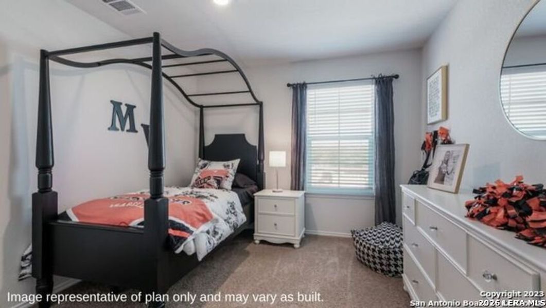 Furnished interior view inside a new home in Redbird Ranch, San Antonio (Image 12).