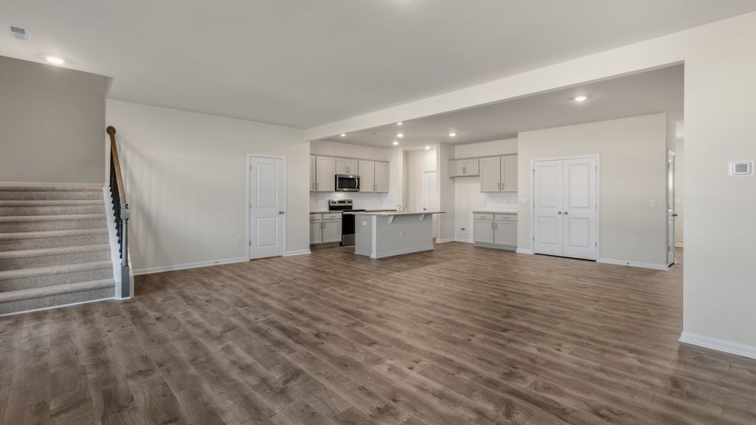 Spacious, unfurnished interior of a new home in The Grove at Matthews Landing, Fuquay Varina (Image 15).