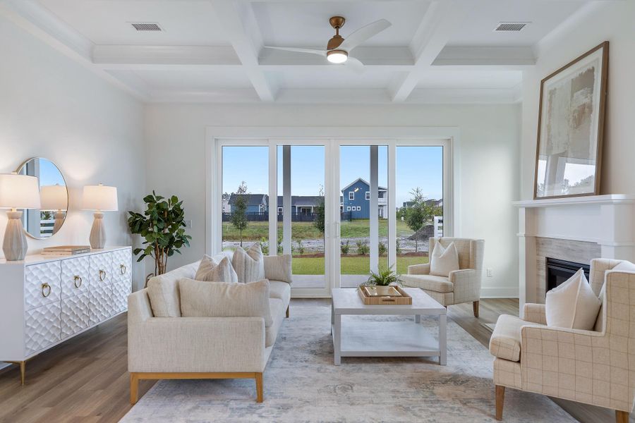 Furnished interior view inside a new home in Nexton - Midtown, Summerville (Image 5). Furnished interior view inside a new home in Nexton - Midtown, Summerville (Image 5).