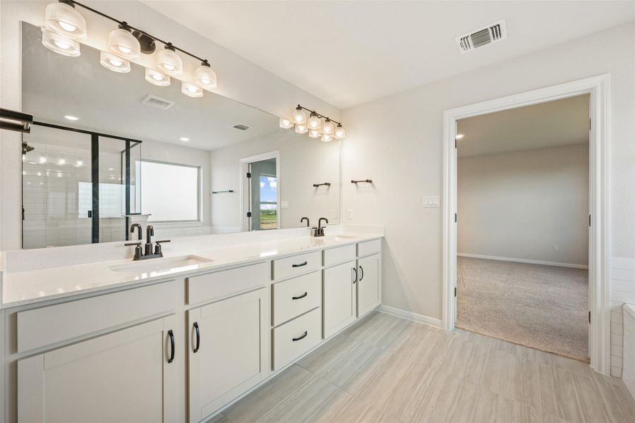 Furnished interior view inside a new home in Patterson Ranch, Georgetown (Image 11).