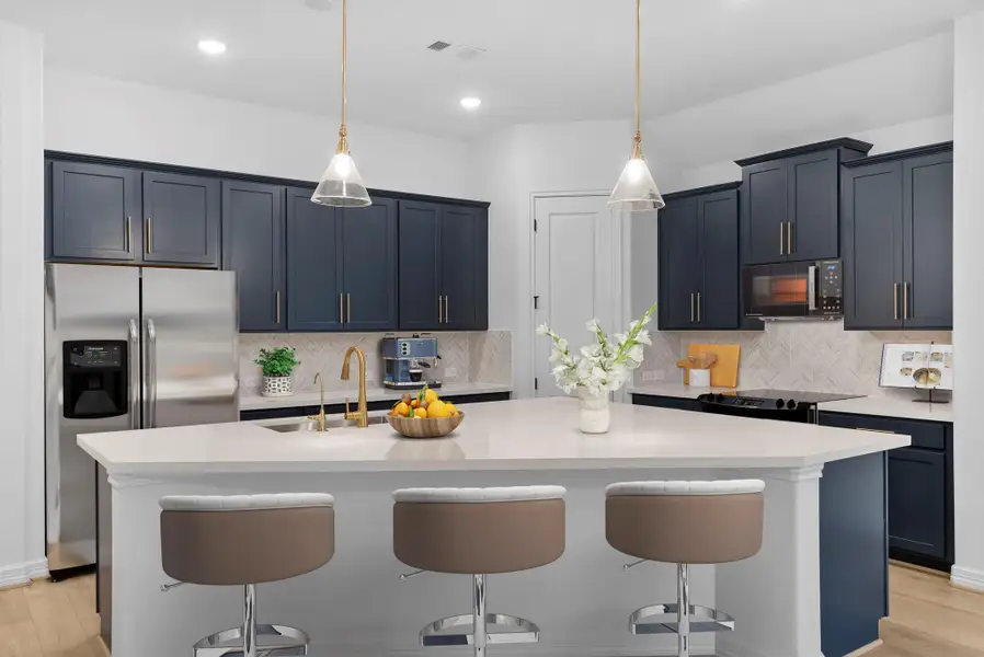 Furnished interior view inside a new home in Blue Heron Estates, Mont Belvieu (Image 4).