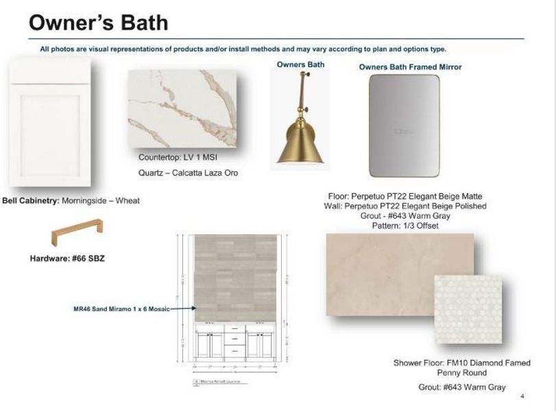 Sample of building materials used in homes in Park Walke, Alpharetta (Image 7).