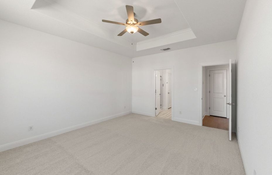 Spacious, unfurnished interior of a new home in Saddleback at Santa Rita Ranch, Liberty Hill (Image 43). Spacious, unfurnished interior of a new home in Saddleback at Santa Rita Ranch, Liberty Hill (Image 43).