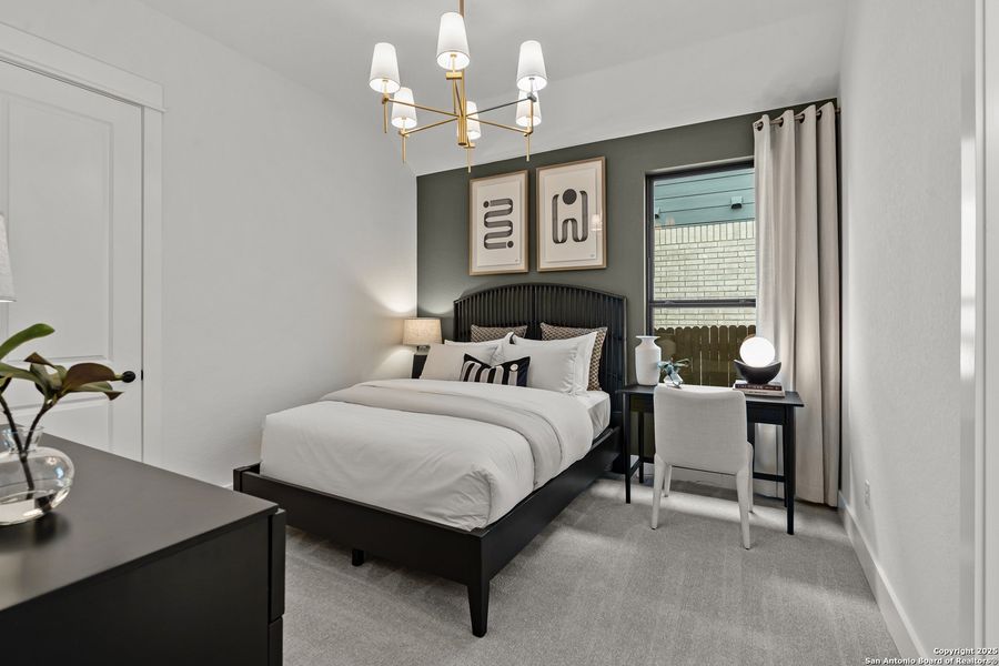 Furnished interior view inside a new home in Bison Ridge, San Antonio (Image 13).