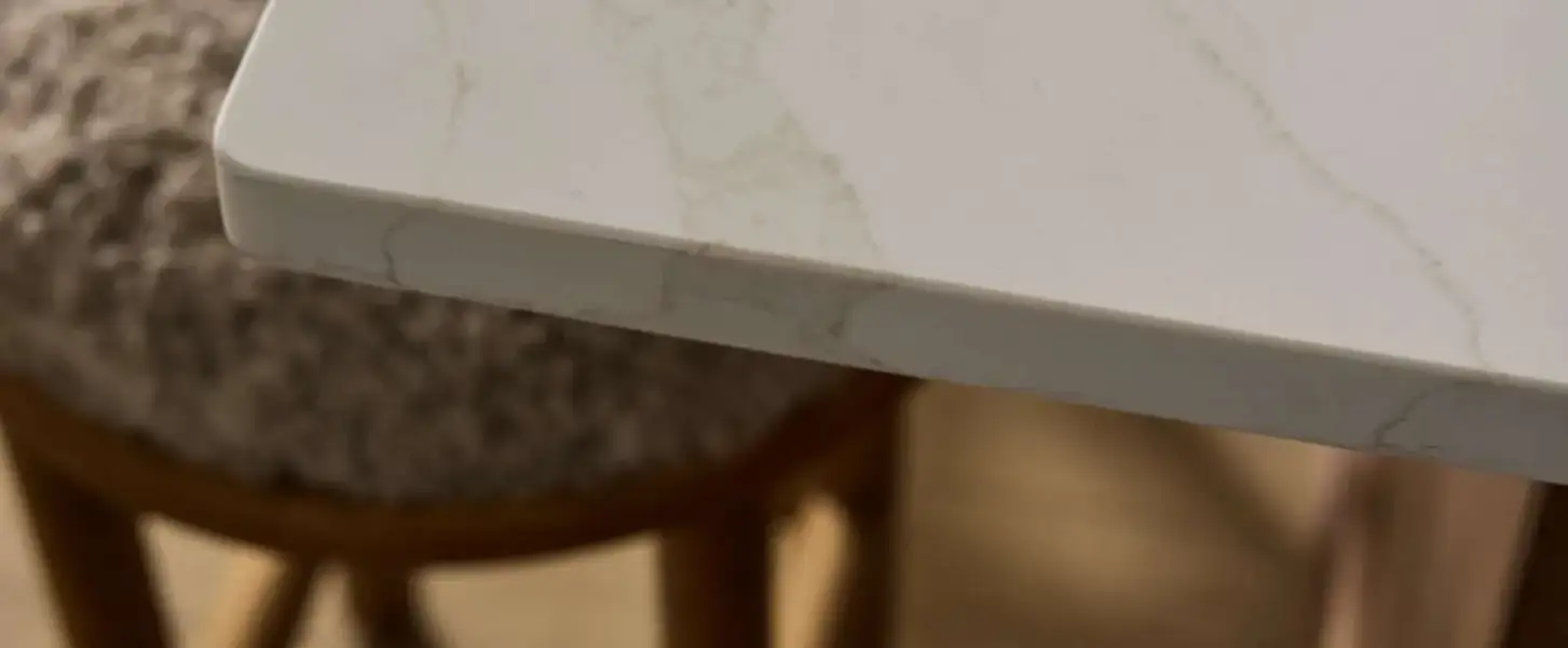 Close up of the countertop in the AW Collection® Serene - Representative images and renderings are for illustrative purposes. Actual structural options and design finishes of home may vary.
