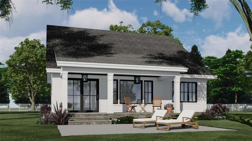 Front exterior of a new home in , Franklin, GA, highlighting curb appeal (Image 25).