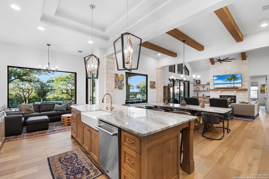 Furnished interior view inside a new home in , Boerne (Image 6).