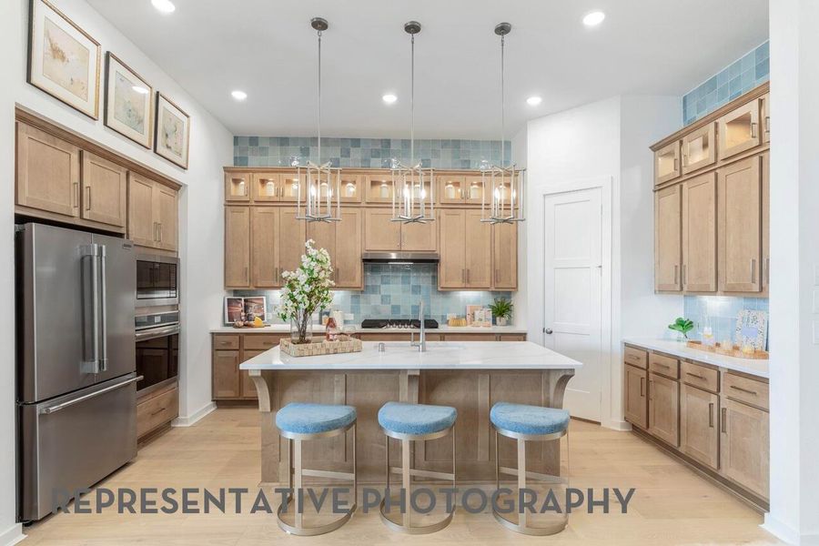 Furnished interior view inside a new home in Meridiana, Manvel (Image 11).