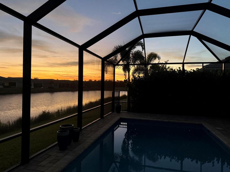 Exterior details and patio area of a home in , Port St. Lucie (Image 3). Exterior details and patio area of a home in , Port St. Lucie (Image 3).