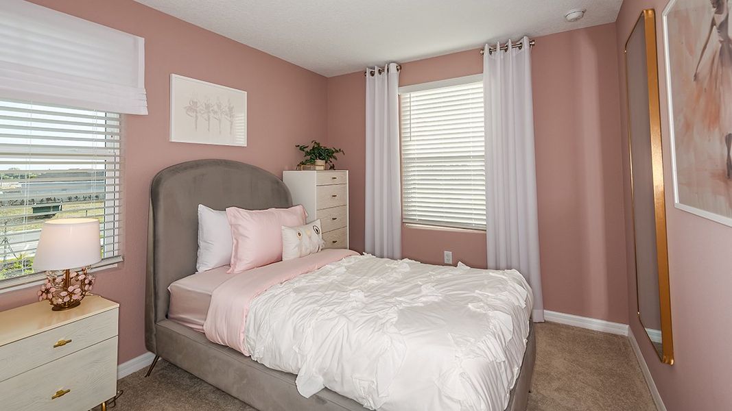 Representative furnished interior of a home built from the Marigold by Taylor Morrison in Vinterra Townhomes, Nokomis (Image 12).