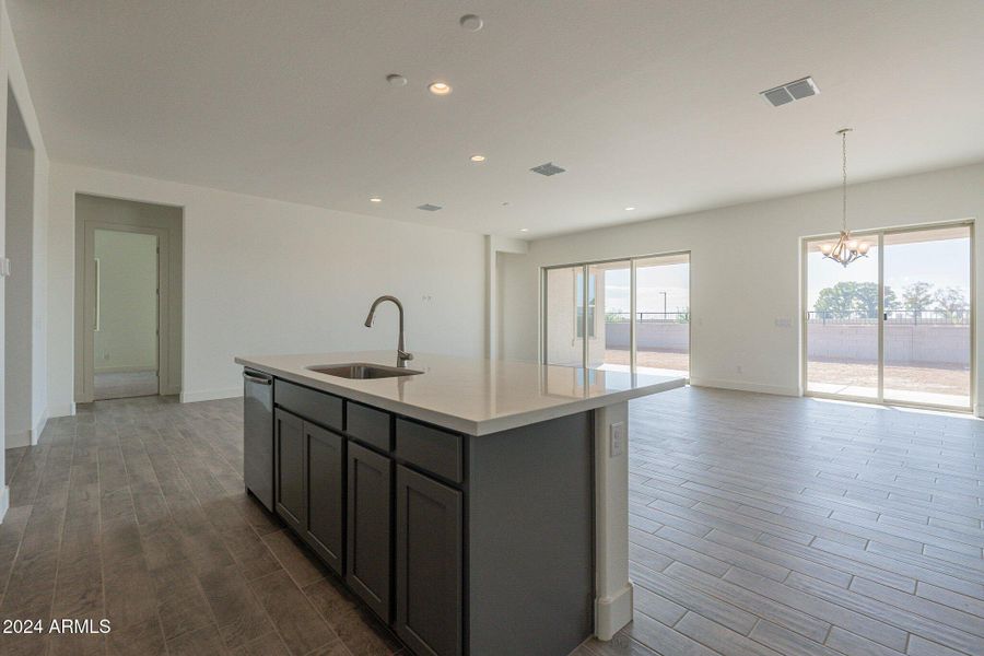 Kitchen and Great Room