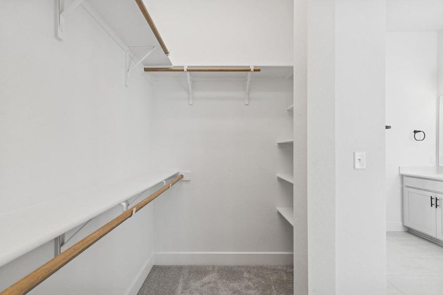 Denton Owner's Closet  (photo is of a similar home with similar design features; actual design features may vary)