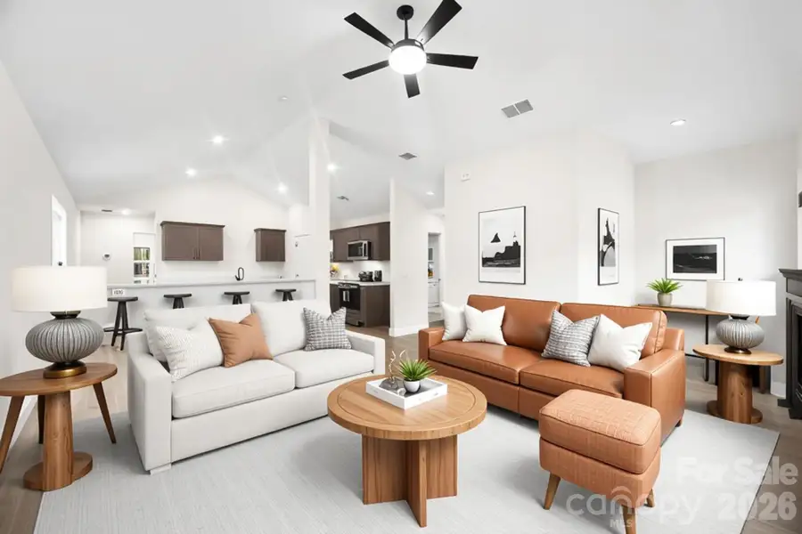 Furnished interior view inside a new home in , Albemarle (Image 4).