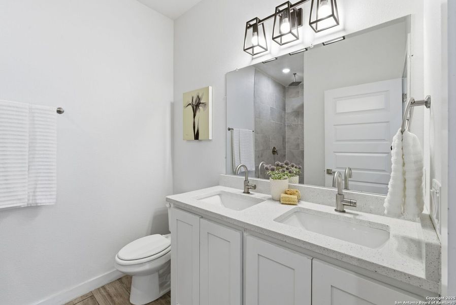 Furnished interior view inside a new home in , San Antonio (Image 11).