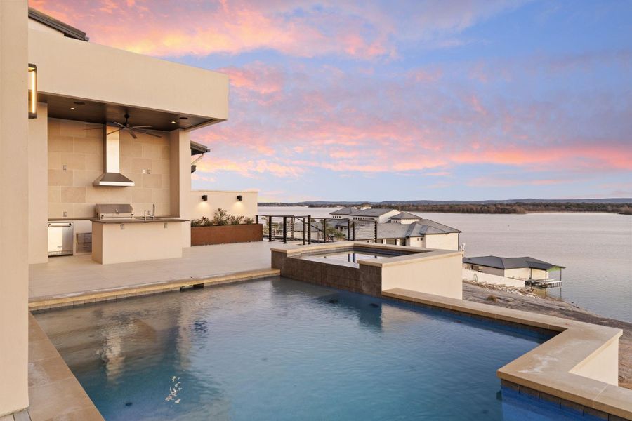 Exterior details and patio area of a home in , Horseshoe Bay (Image 28).