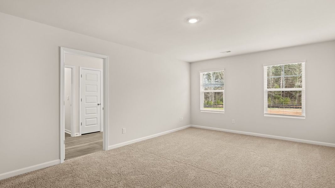 Representative unfurnished interior of a home built from the Hayden by D.R. Horton in Oakchase at Hampton, Hampton (Image 20).