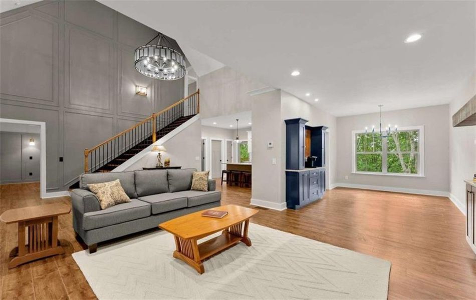 Furnished interior view inside a new home in , Cleveland (Image 4).