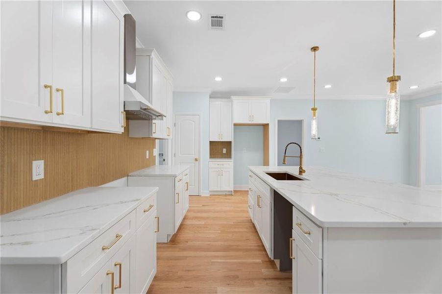 Furnished interior view inside a new home in , Summerville (Image 8).