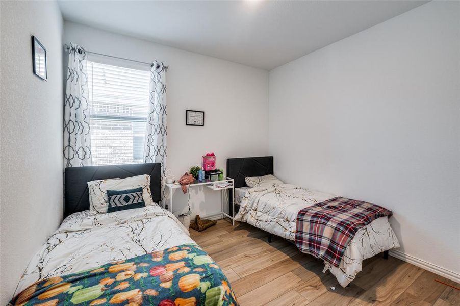 Bedroom featuring light hardwood / wood-style flooring