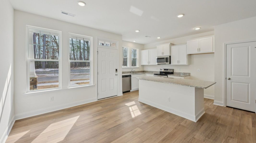 Representative furnished interior of a home built from the Rochester by DRB Homes in Battle Bridge, Raleigh (Image 9). Representative furnished interior of a home built from the Rochester by DRB Homes in Battle Bridge, Raleigh (Image 9).