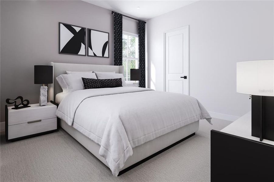 Furnished interior view inside a new home in Lake Nellie Crossing, Clermont (Image 13).