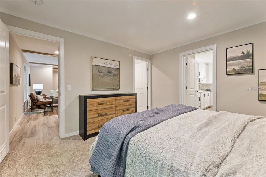 Furnished interior view inside a new home in , Okeechobee (Image 18).