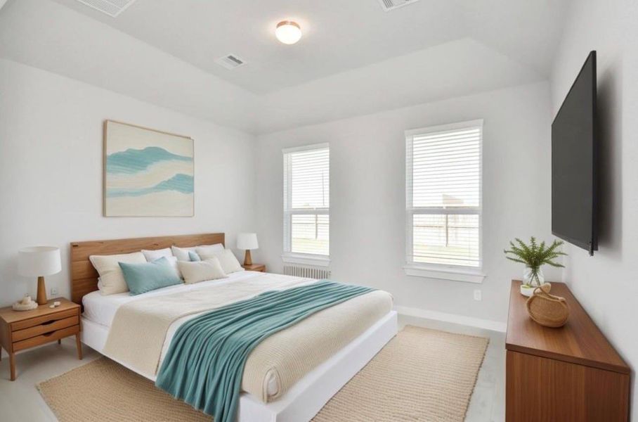 Furnished interior view inside a new home in Telge Ranch, Cypress (Image 14).