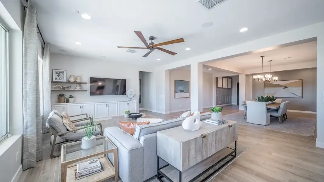 Furnished interior view inside a new home in Allen Ranches, Litchfield Park (Image 6).