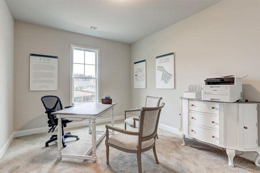 Furnished interior view inside a new home in Terraces at Paravel, Acworth (Image 4).