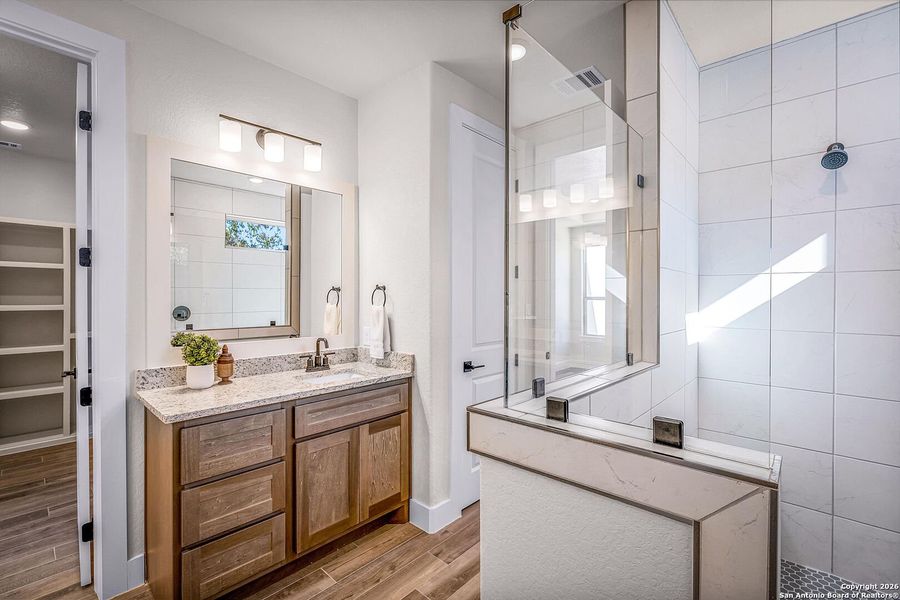 Furnished interior view inside a new home in , Spring Branch (Image 8).