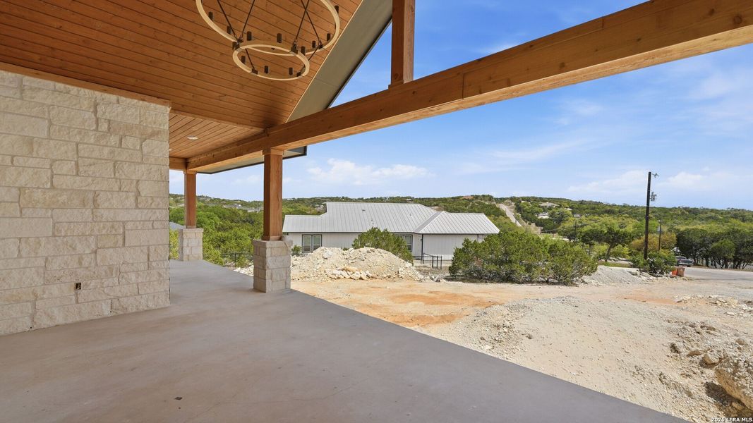 Exterior details and patio area of a home in , Canyon Lake (Image 24).