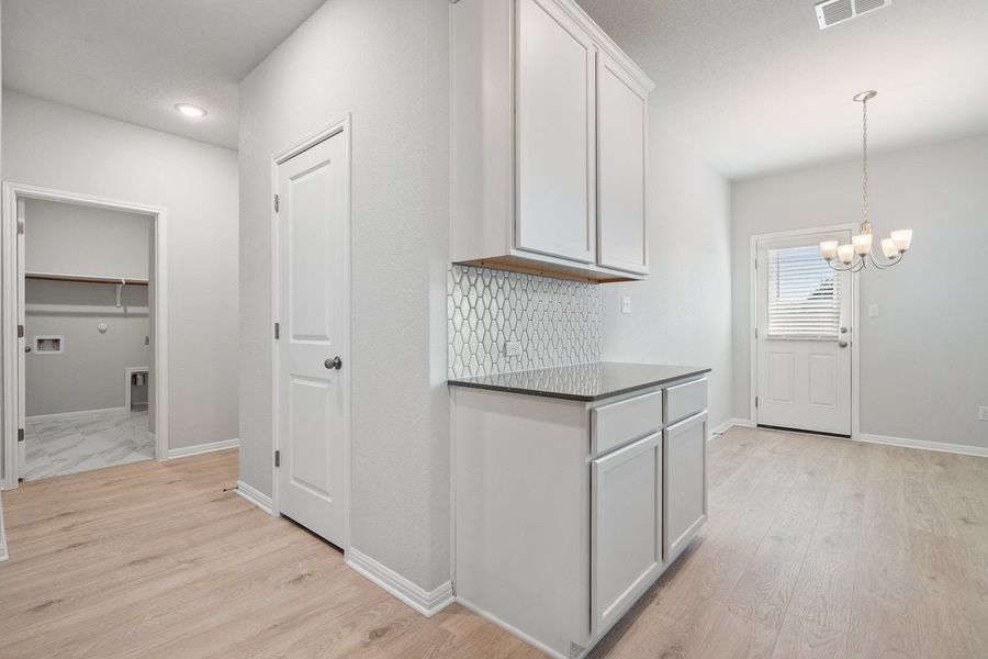 Furnished interior view inside a new home in Sage Hollow, Kyle (Image 7). Furnished interior view inside a new home in Sage Hollow, Kyle (Image 7).