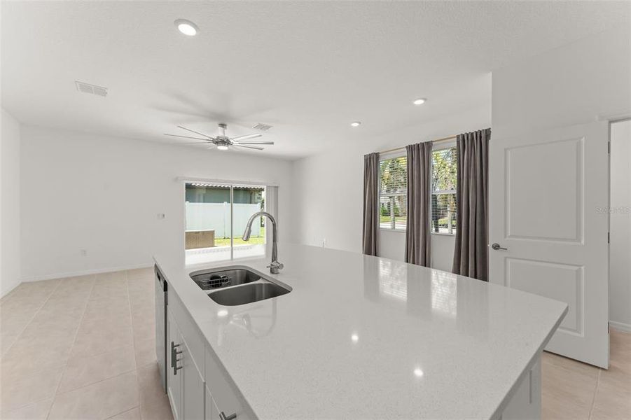 Furnished interior view inside a new home in , Kissimmee (Image 5). Furnished interior view inside a new home in , Kissimmee (Image 5).