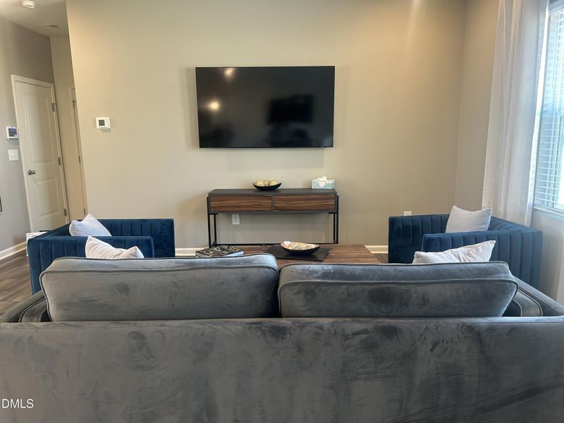 model home living room