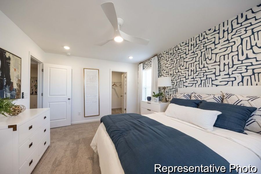 Furnished interior view inside a new home in Village Heights TH, Greensboro (Image 14).