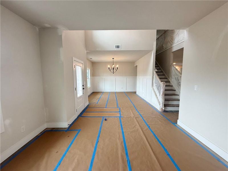 In-progress construction of a new home in , Hoschton, GA (Image 11).