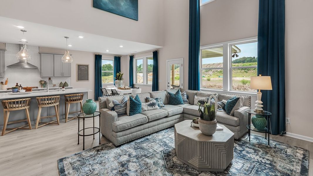 Furnished interior view inside a new home in Stratford Hills, Ball Ground (Image 7). Furnished interior view inside a new home in Stratford Hills, Ball Ground (Image 7).