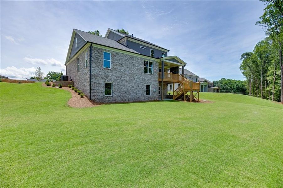 Exterior details and patio area of a home in , Buford (Image 32).